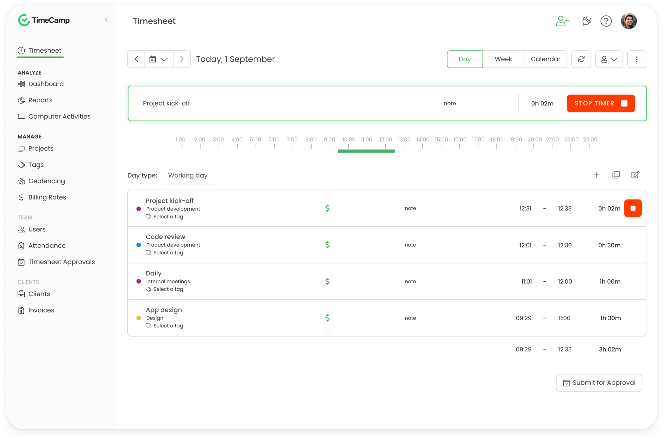 time tracking hacks timesheet