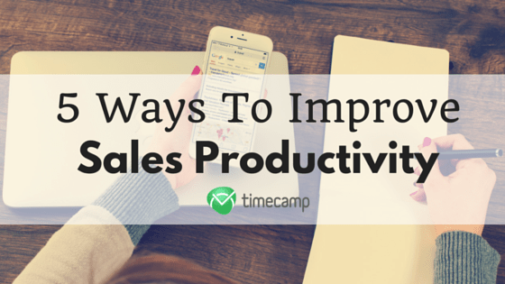 Sales productivity