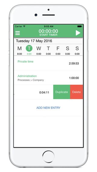 timecamp for android