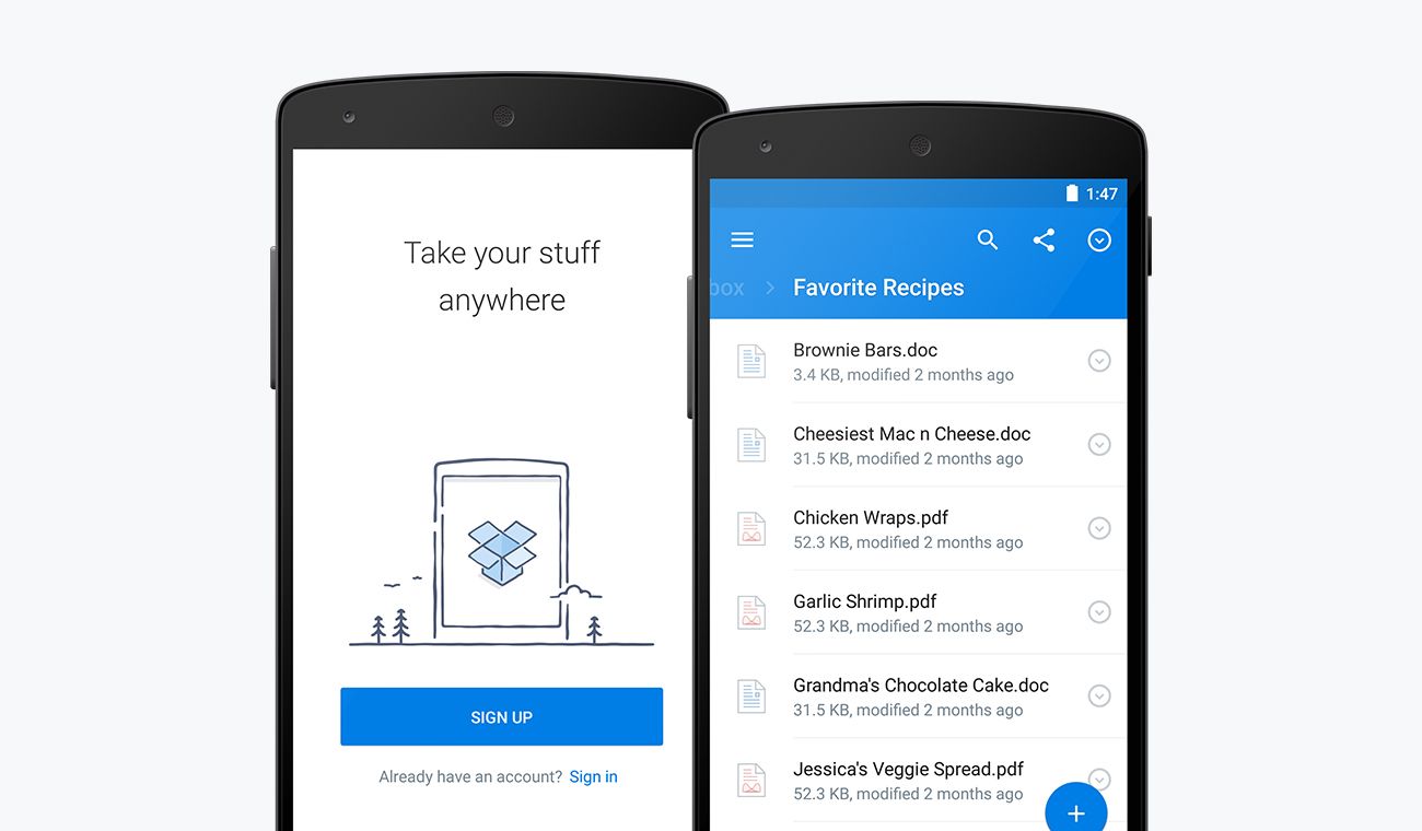 dropbox-for-android-screen