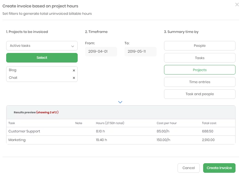 invoicing for virtual assistants