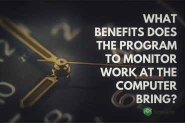 What Benefits Does The Program To Monitor Work At The Computer Bring