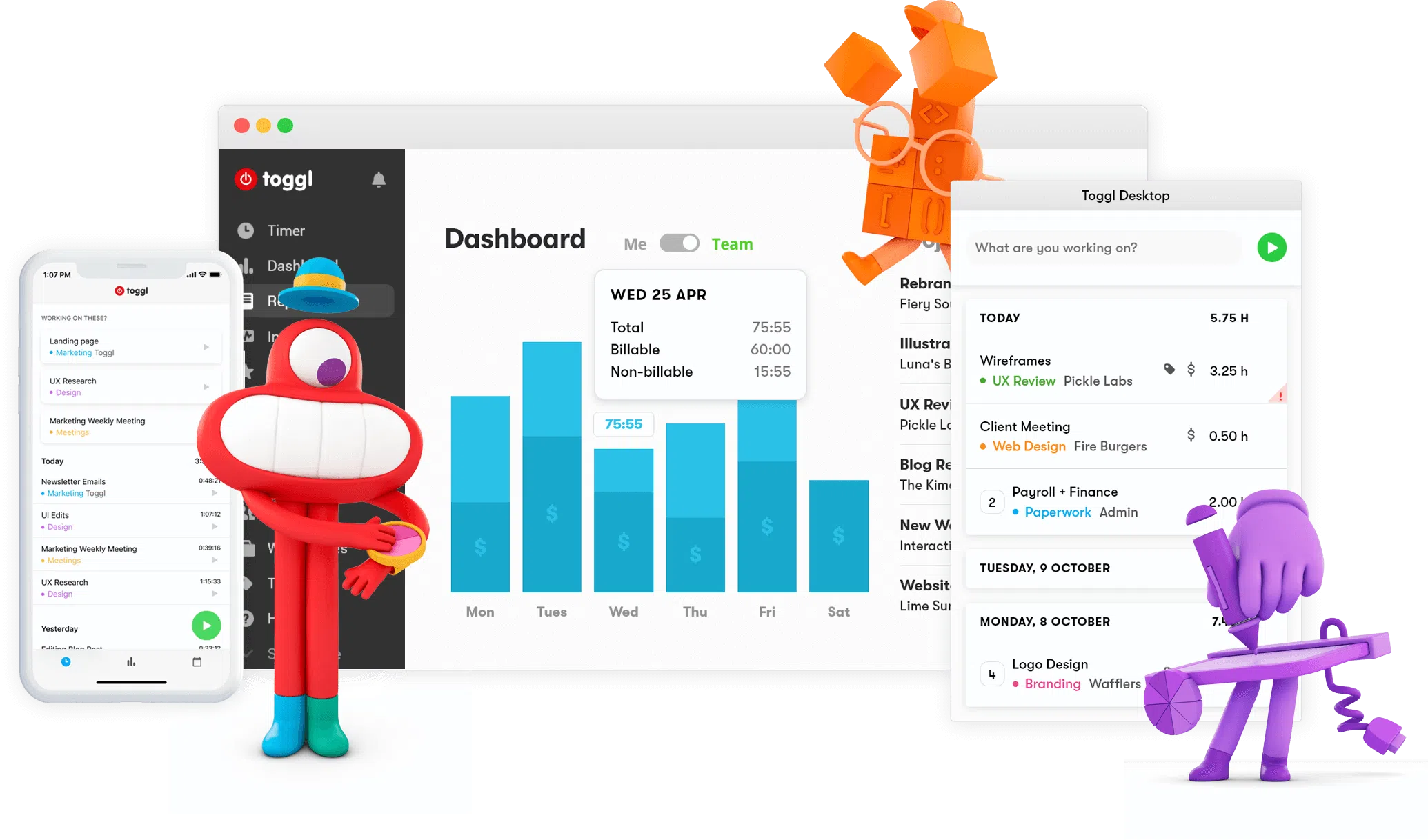 Toggl time tracker