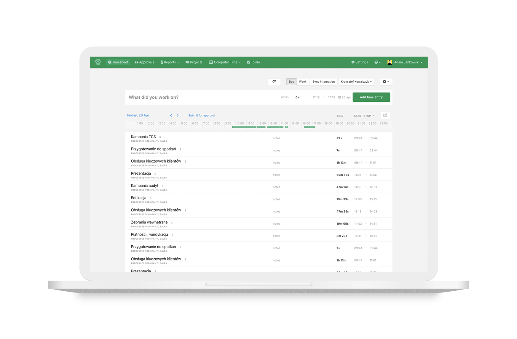 best attendance tracker timecamp