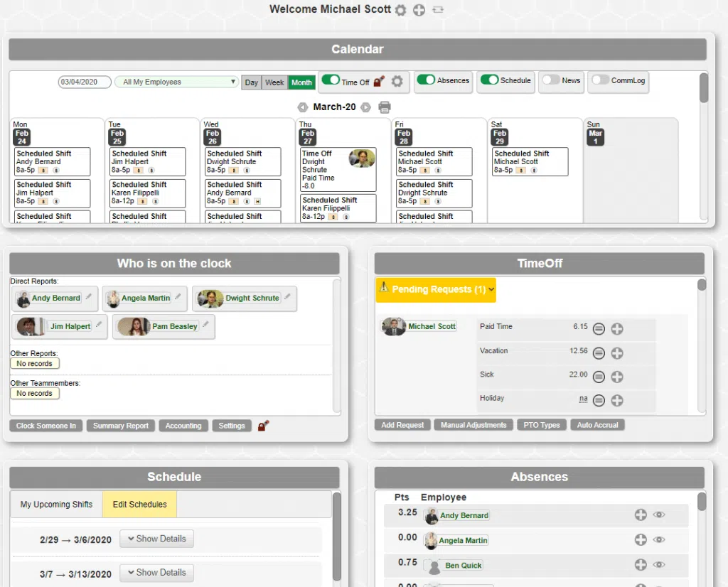 honeybeeBase - employee attendance tracker