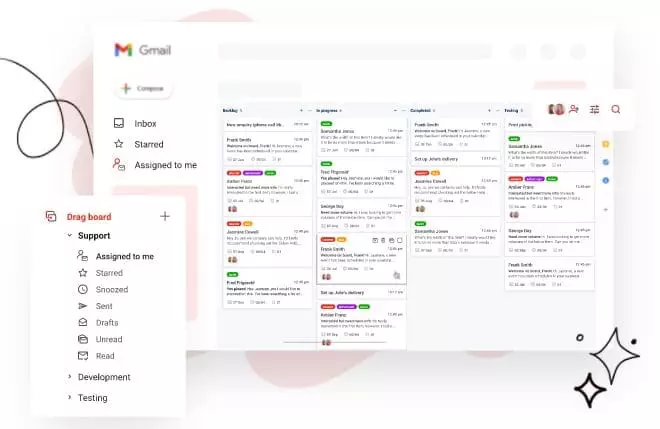 DragApp - tasks manager for Gmail