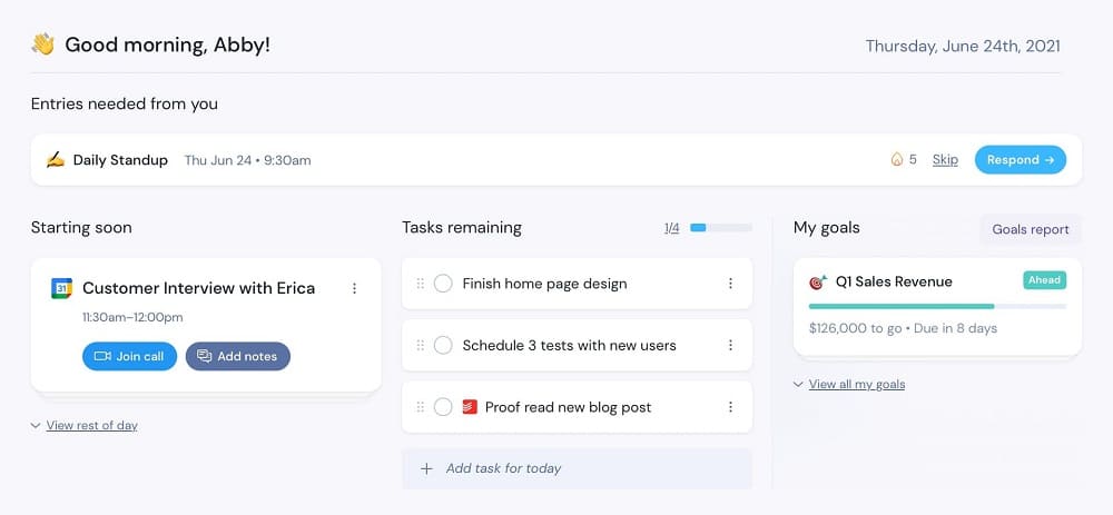 task management free online Friday - tasks management software