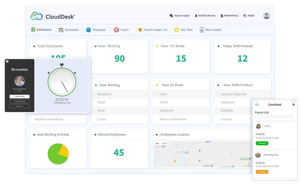 ckouddesk screenshot