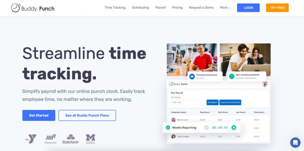 12 Best Geofence Time Clock Apps time clock software for business TimeCamp