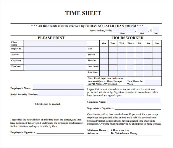 Employee Hours Template from www.timecamp.com