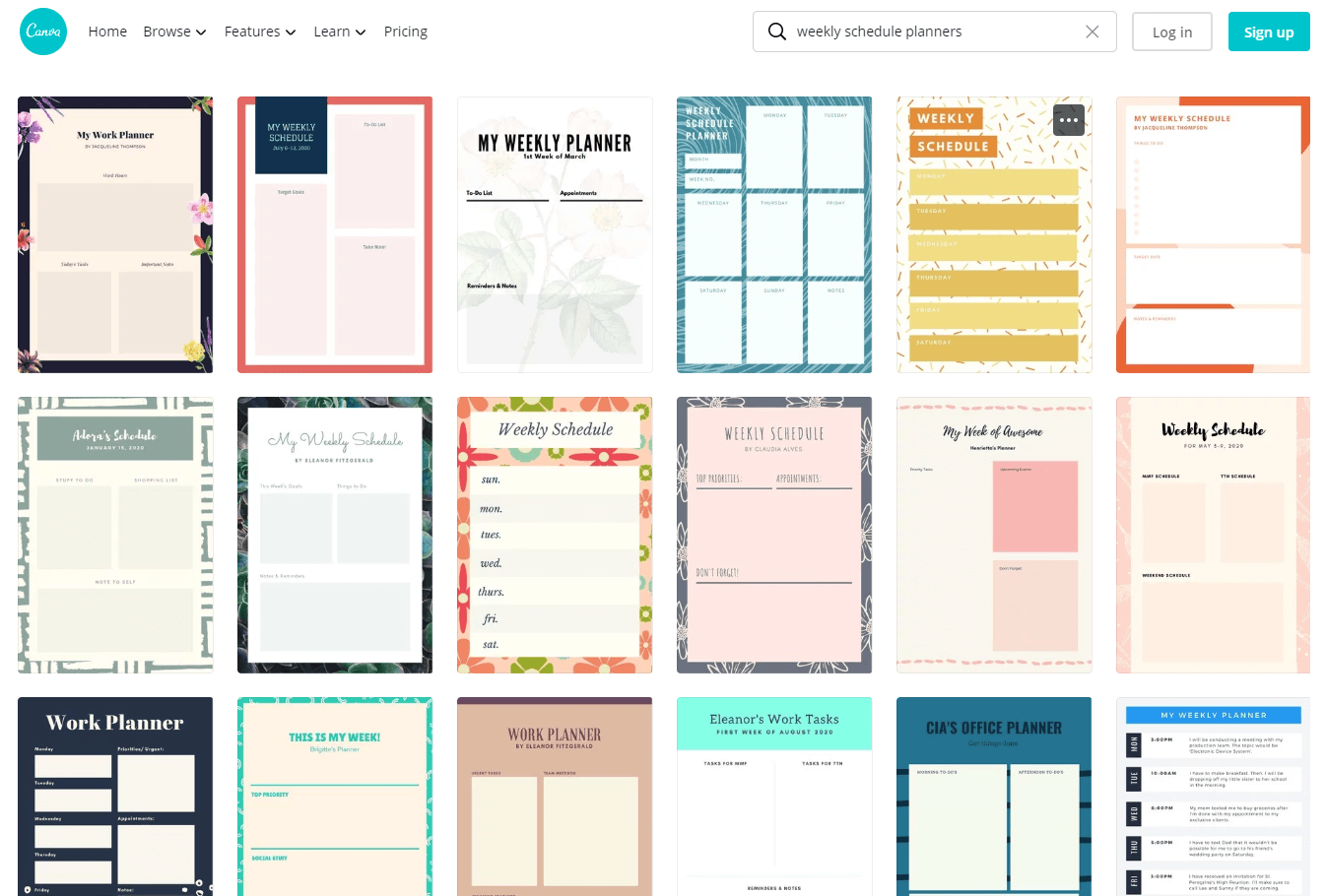 Best Schedule Template from www.timecamp.com