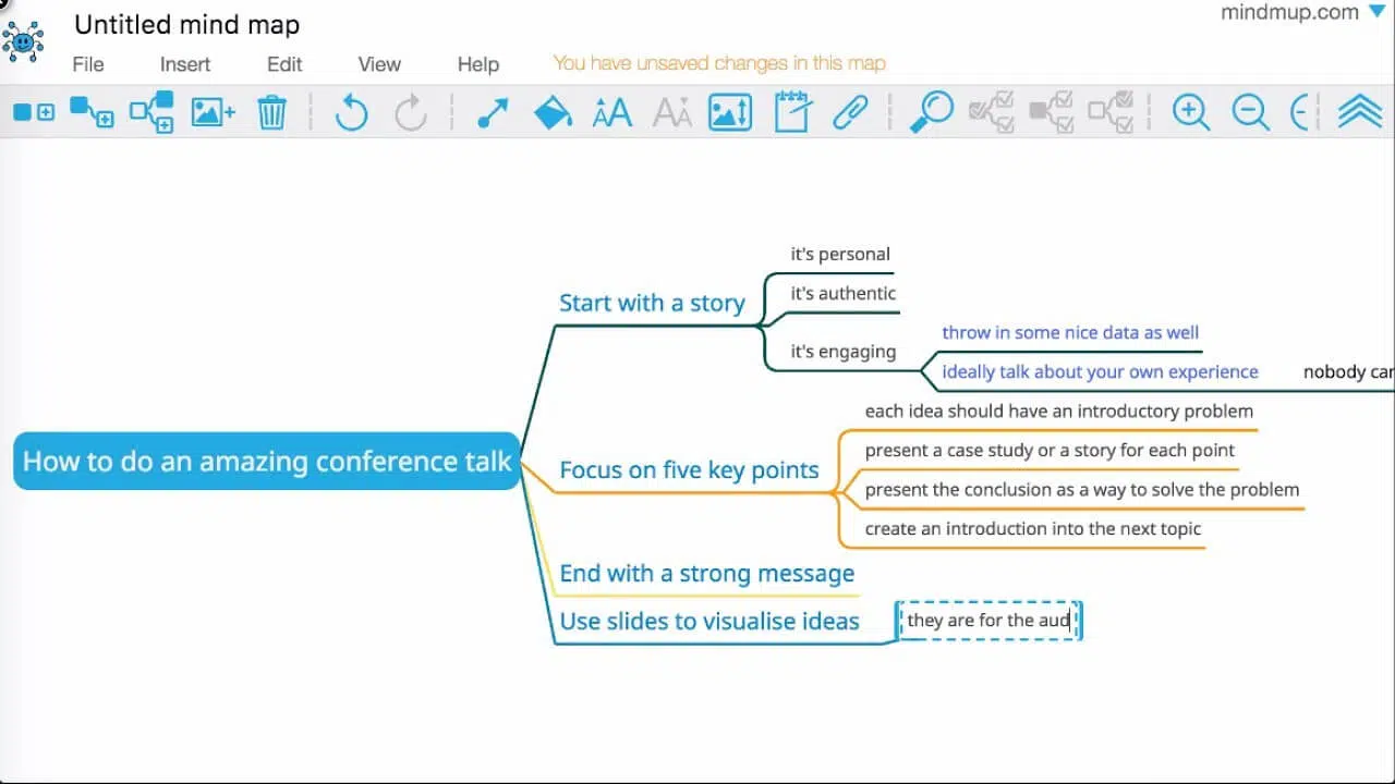 MindMup mind map