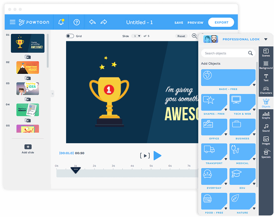 Powtoon presentation tool