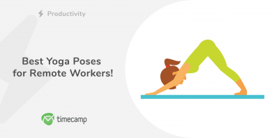yoga poses for remote workers