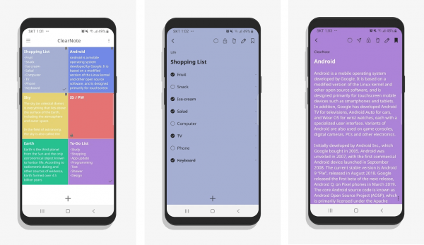 presentation notes app android