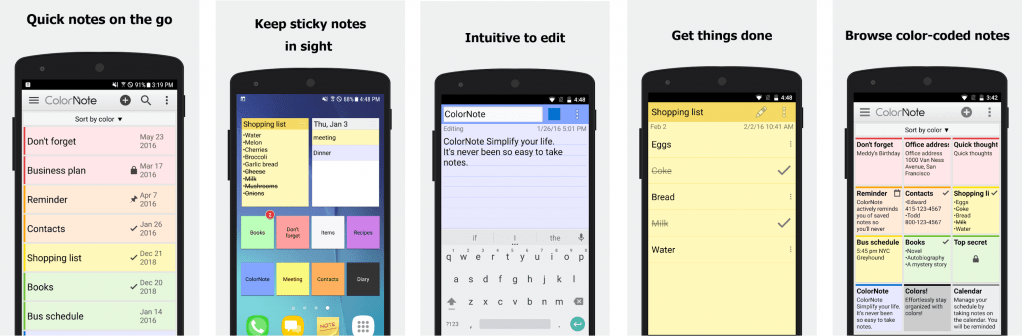 mobile app for presentation notes