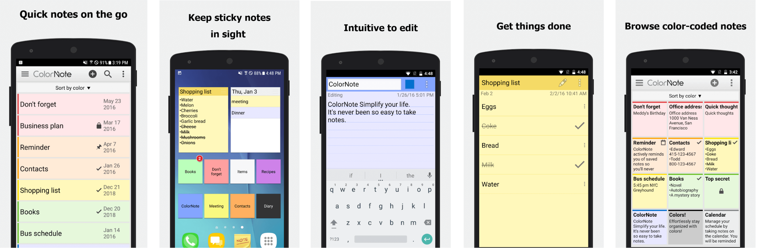 best post it note app android