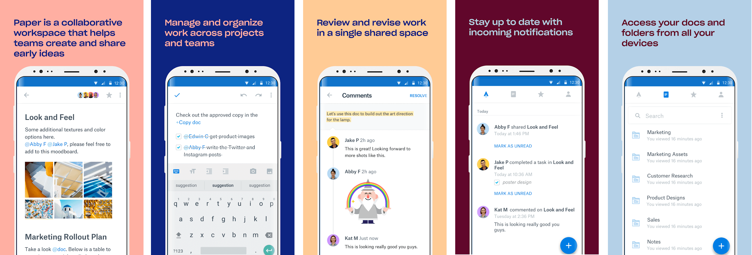 Dropbox Paper app for Android