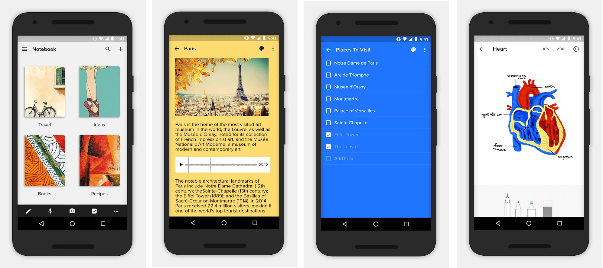 Notebook Zoho Android app