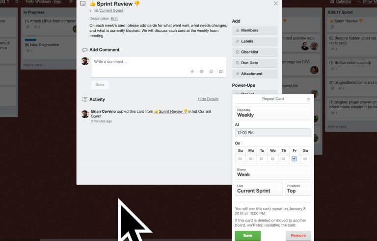 card repeater trello card repeater trello