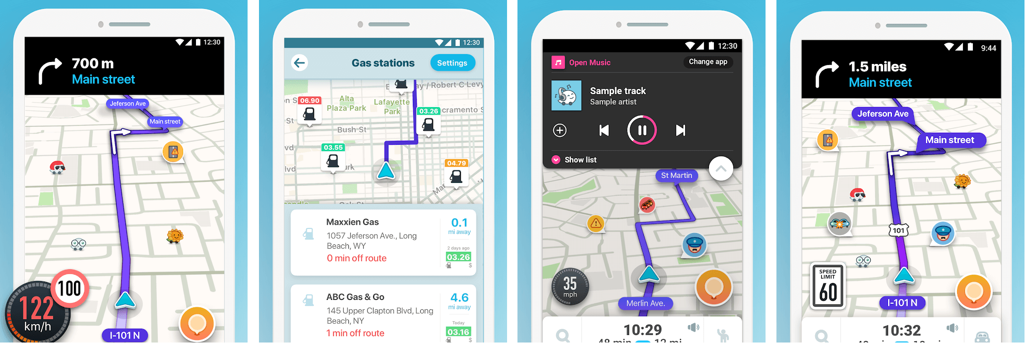 Waze location tracking app for Android