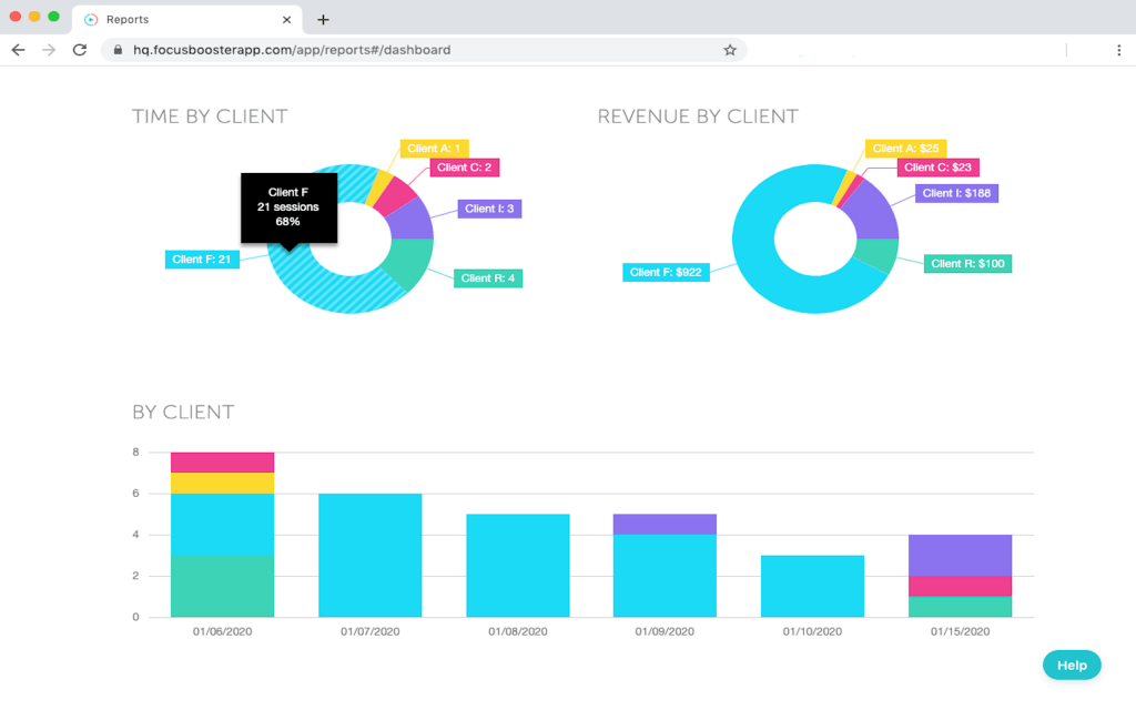 focus booster time management app