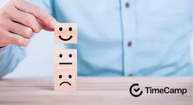 wooden blocks with face expressions