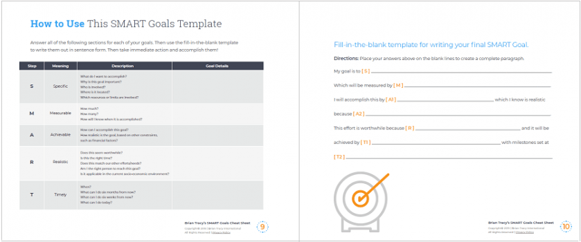 Learn How to Set SMART Goals With an Online Template!