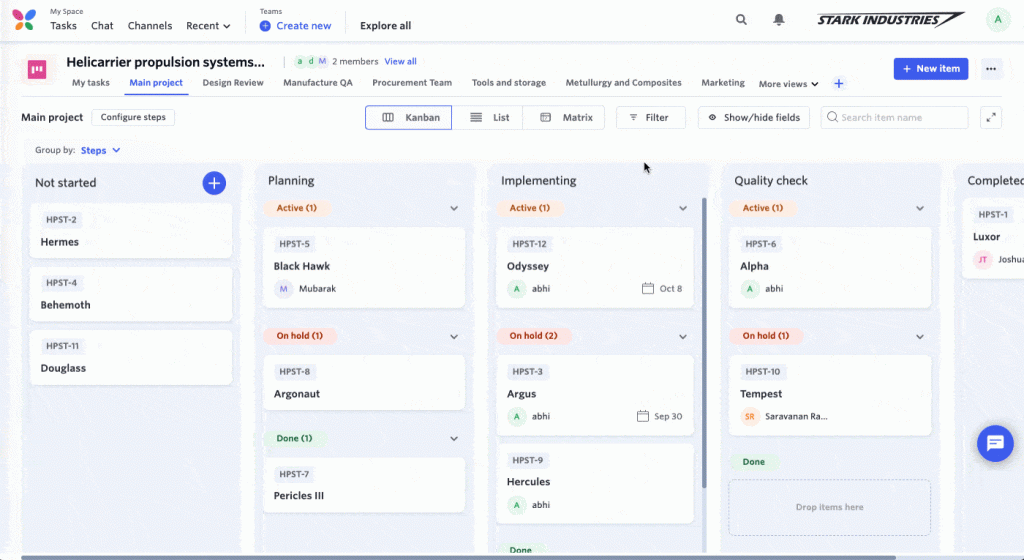 Kissflow business process management software