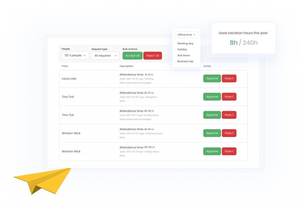 TimeCamp team time tracker