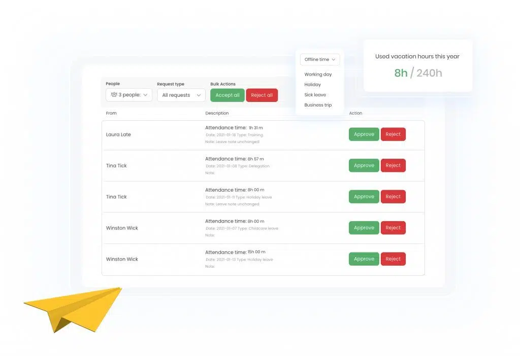 TimeCamp team time tracker