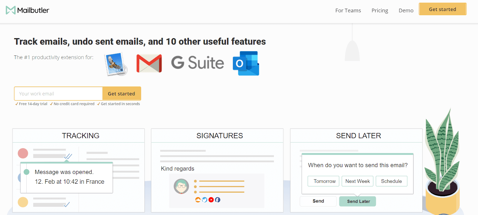 mailbutler features mailbutler features