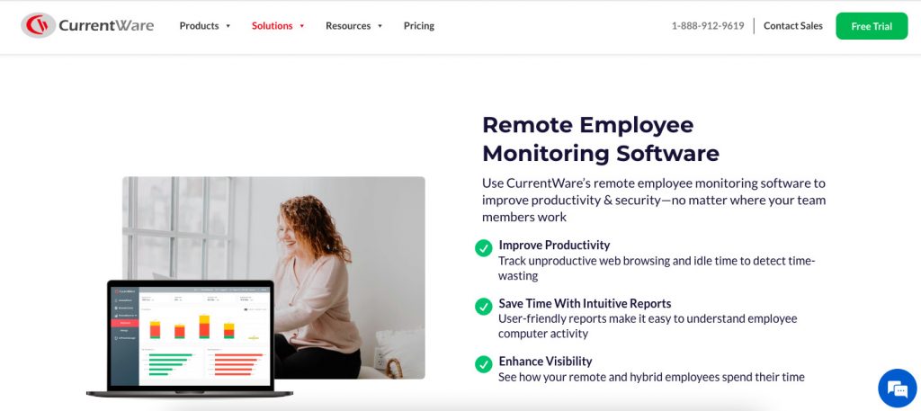 remote worker monitoring currentware
