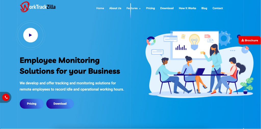 remote worker monitoring worktrackzilla
