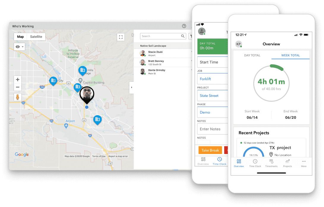 Best apps for Small business time tracking time clock apps