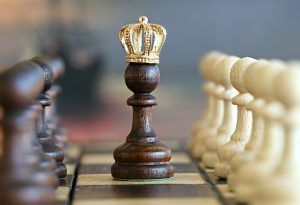 Leader's Decision showed with chess