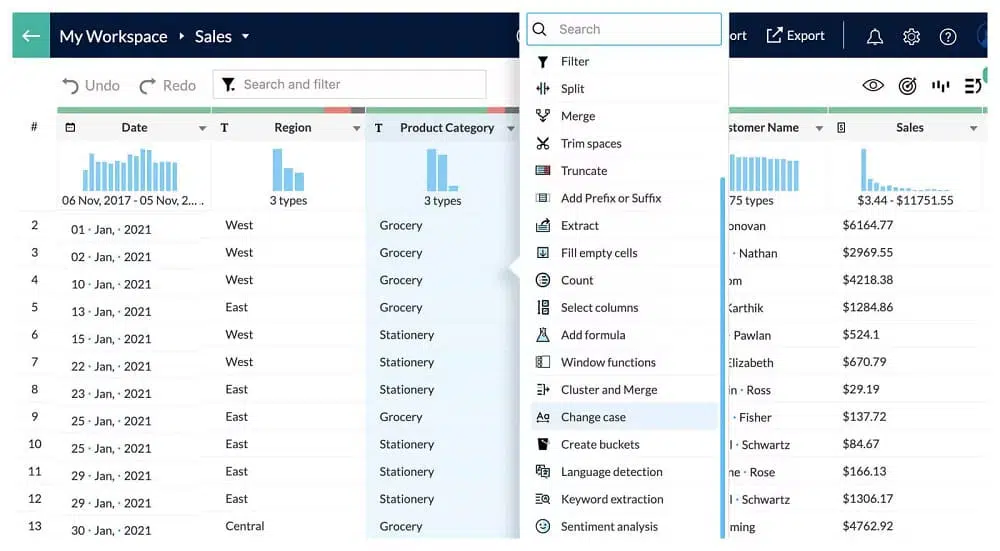 Zoho Analytics reporting tool