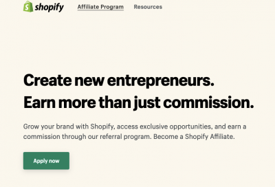 Affiliate Program Shopify