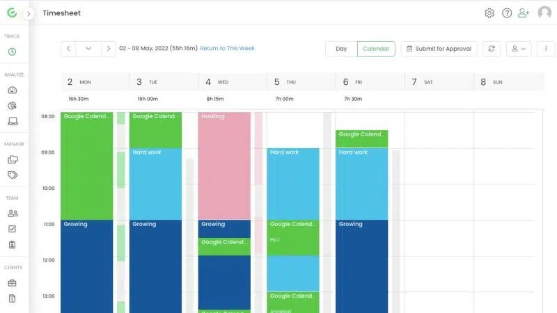 timecamp time tracker