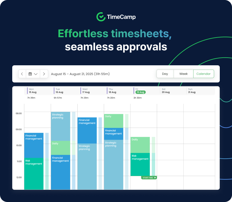 timecamp website screenshot