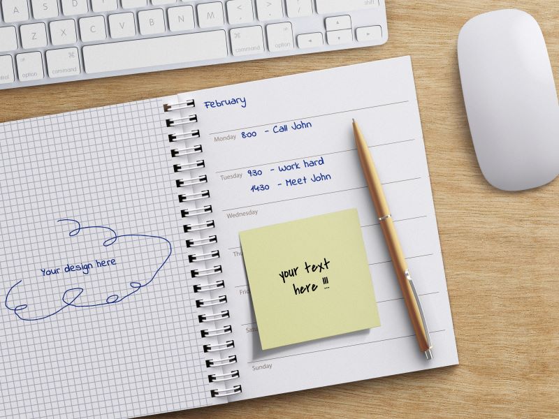 plan small tasks in a calendar 