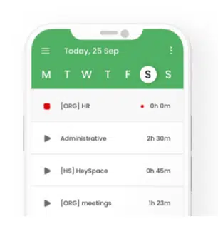 task tracker with time