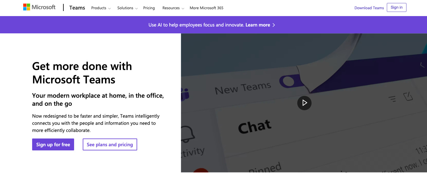 microsoft teams forest remote work apps