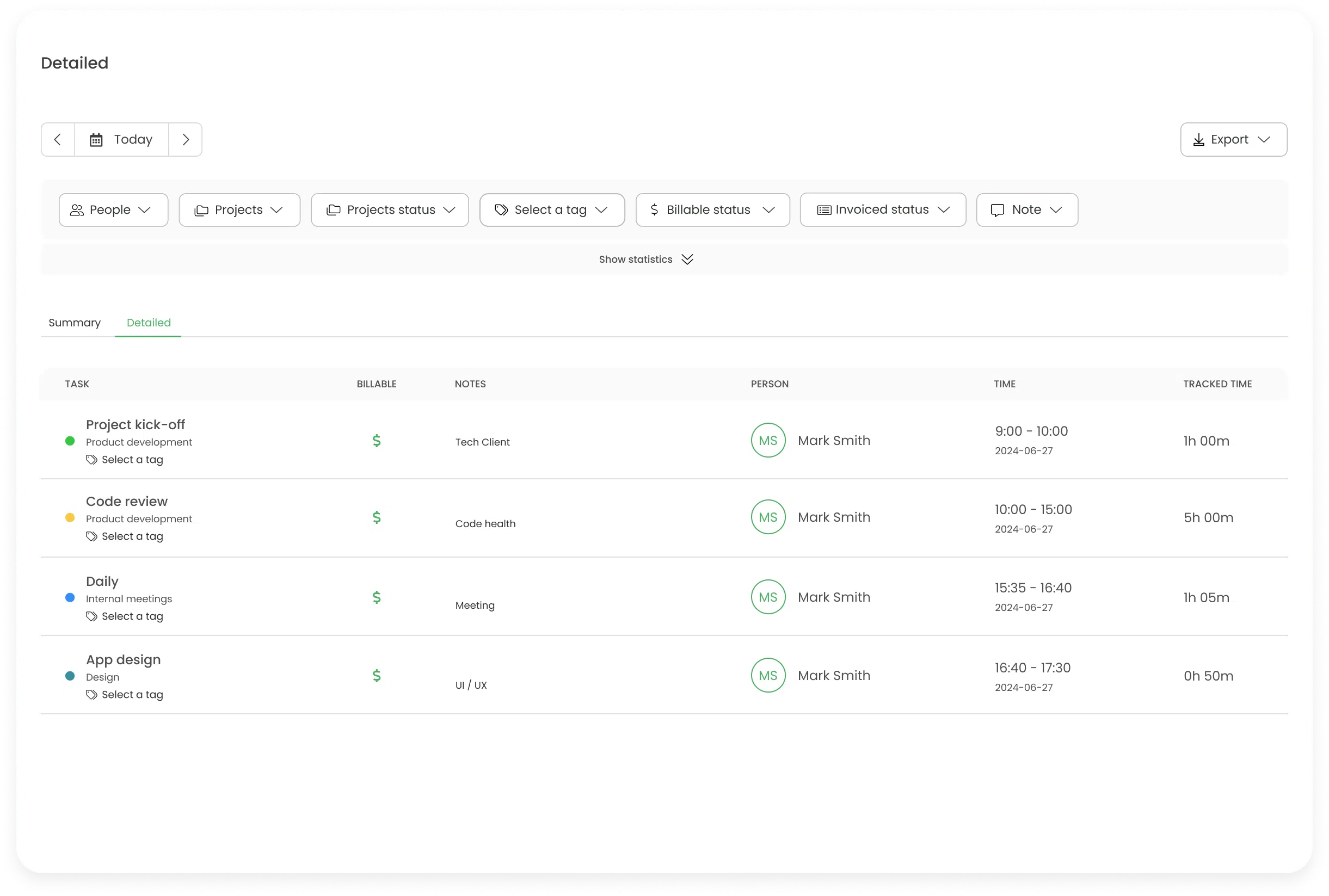 Report - Detailed