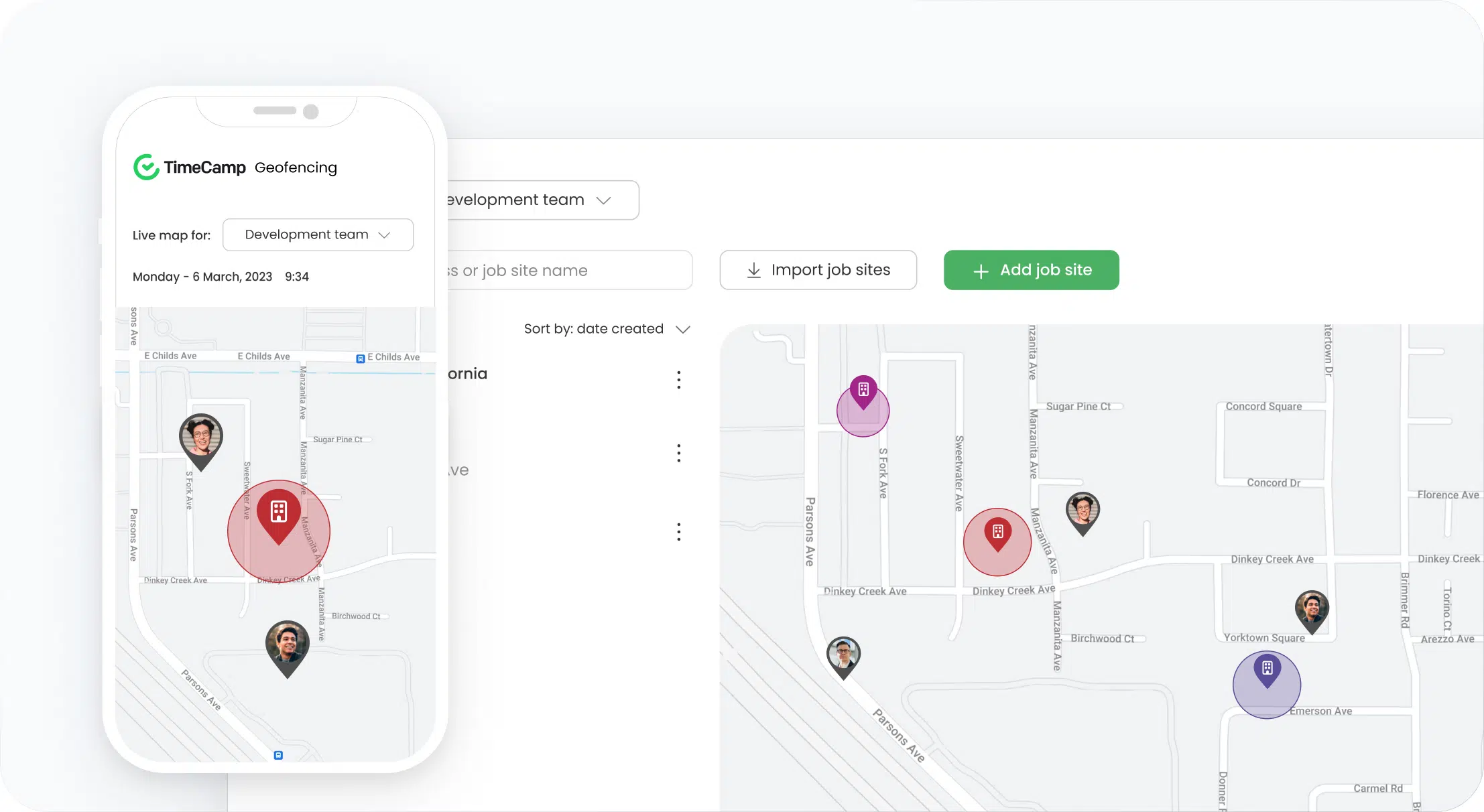 timecamp employee monitoring software geofencing