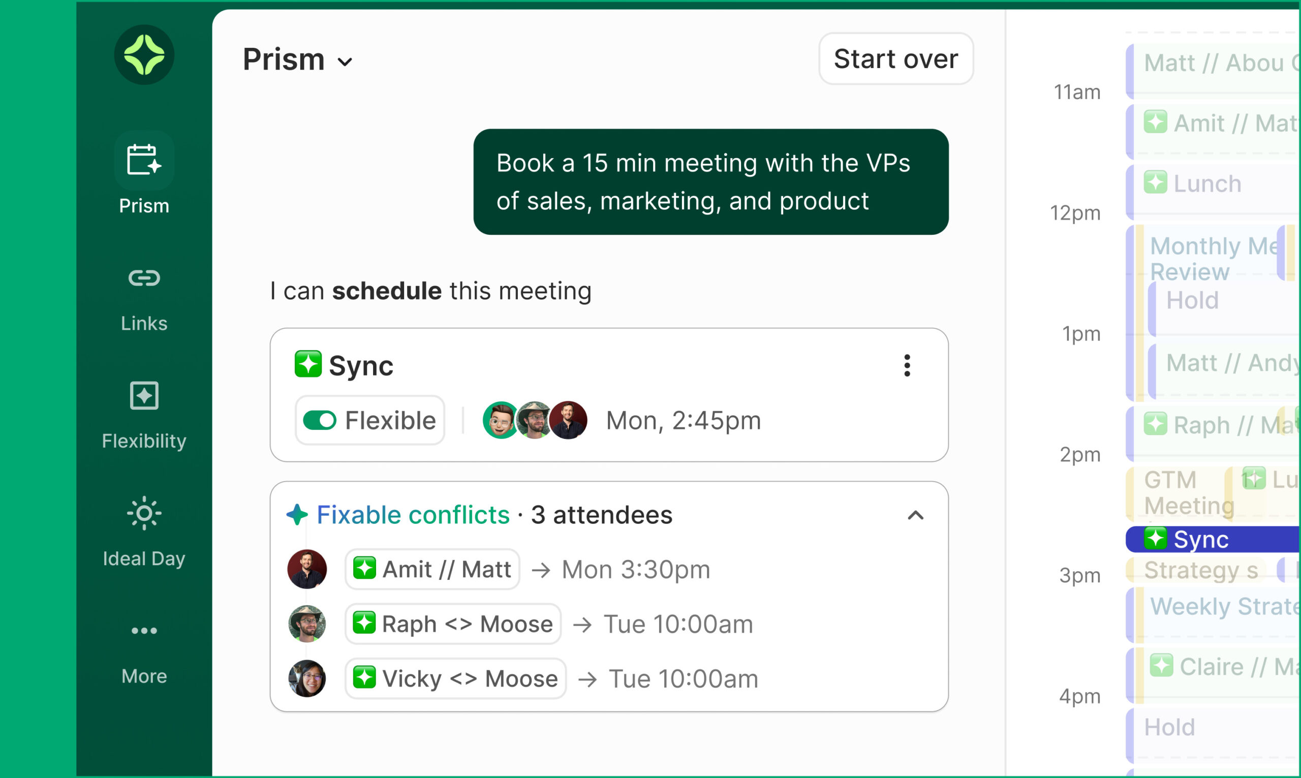 a screenshot of Clockwise, project management tool