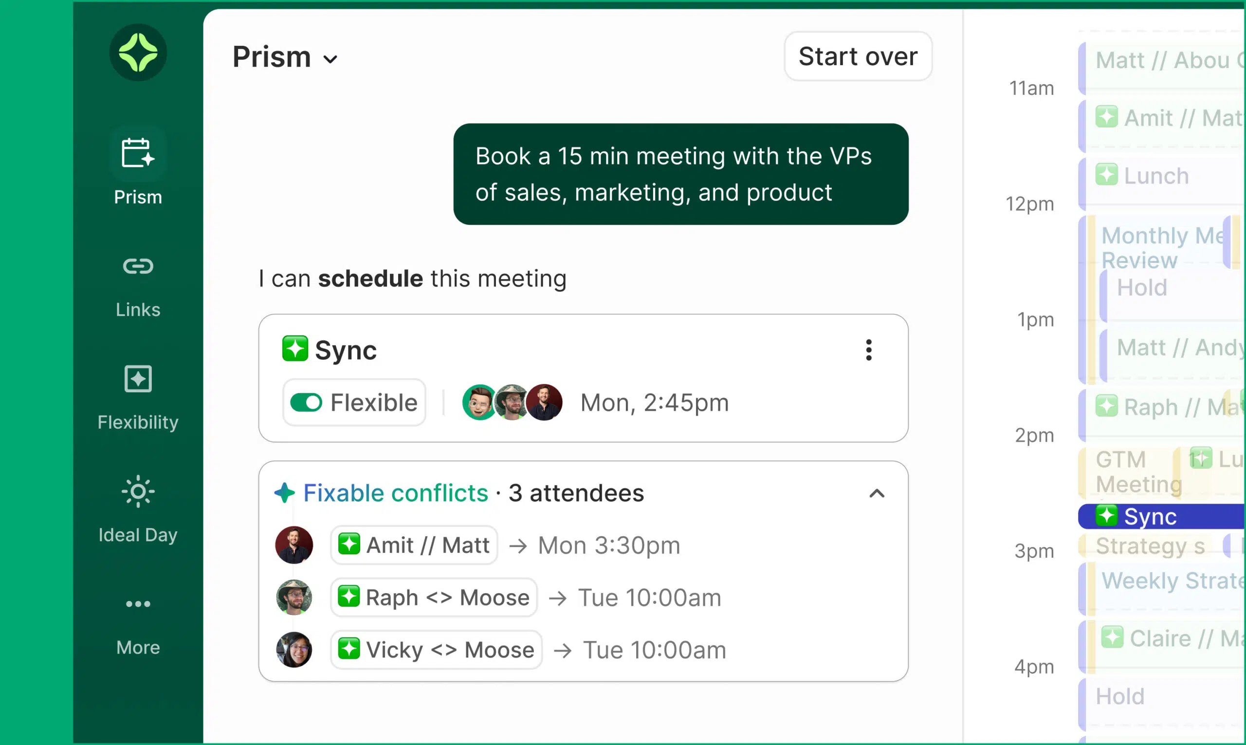 a screenshot of Clockwise, project management tool