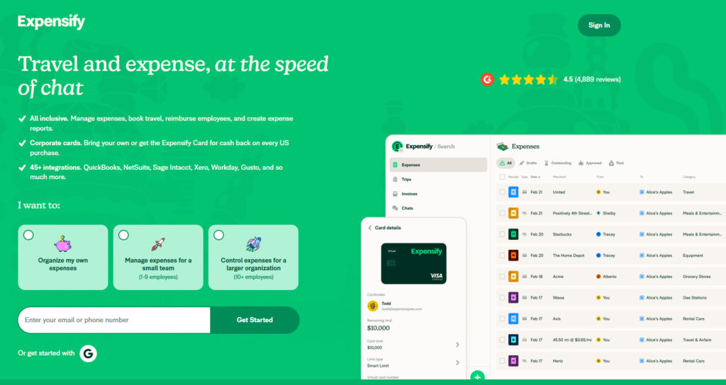Best Expense Tracking Software for 2026 – Features & Pricing