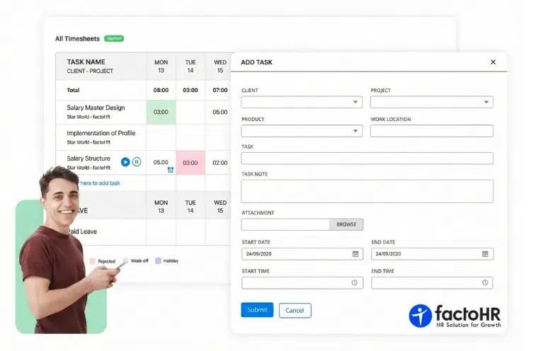 factoHR screenshot