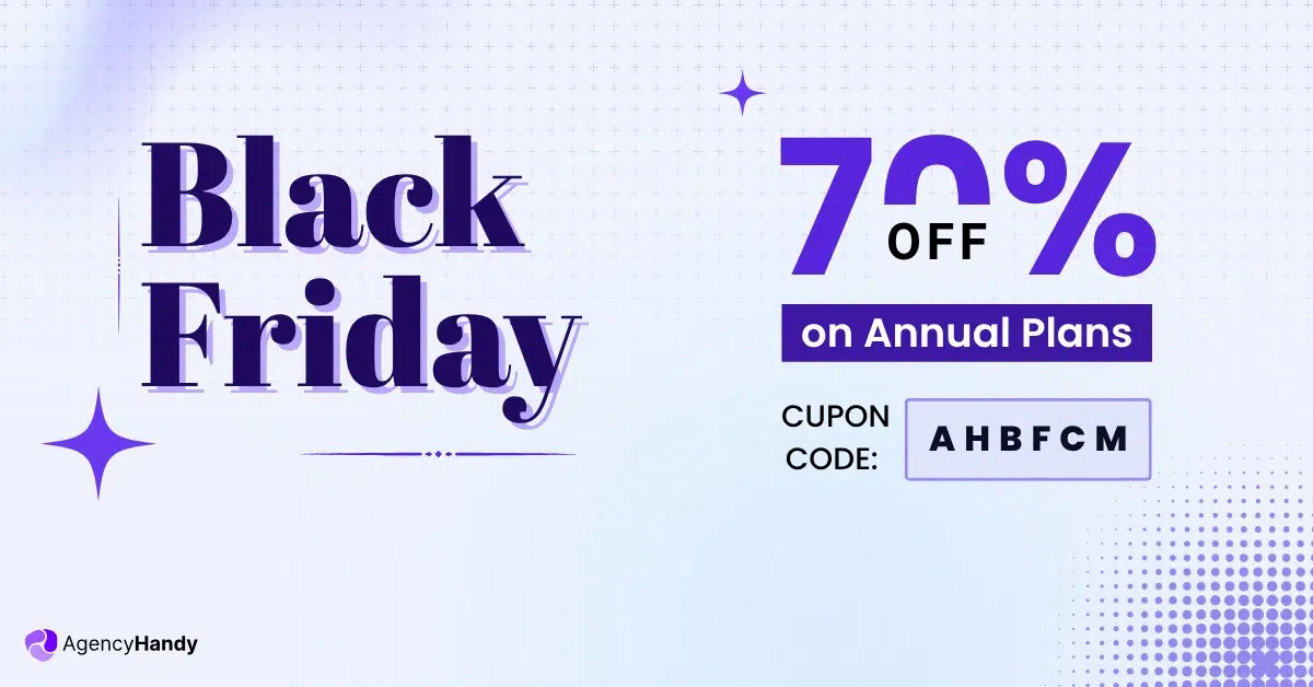 agency handy black friday offer promo